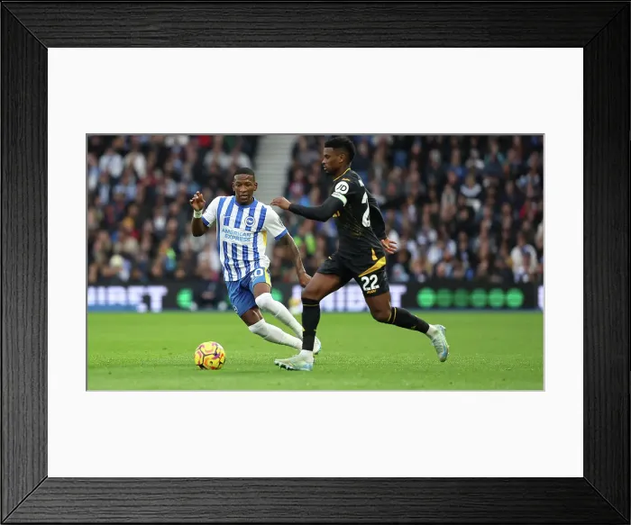 Framed Print : Brighton and Hove Albion v Wolverhampton Wanderers Premier League 26OCT24 Framed Print : Brighton and Hove Albion v Wolverhampton Wanderers Premier League 26OCT24