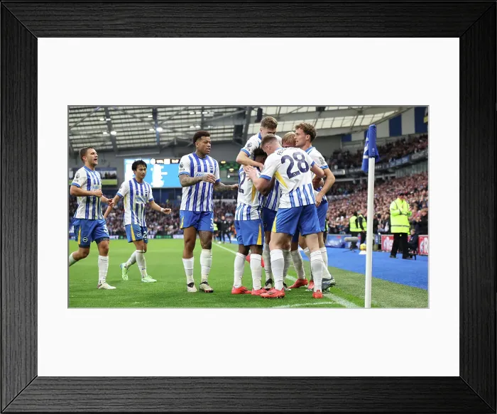Framed Print : Brighton and Hove Albion v Wolverhampton Wanderers Premier League 26OCT24 Framed Print : Brighton and Hove Albion v Wolverhampton Wanderers Premier League 26OCT24
