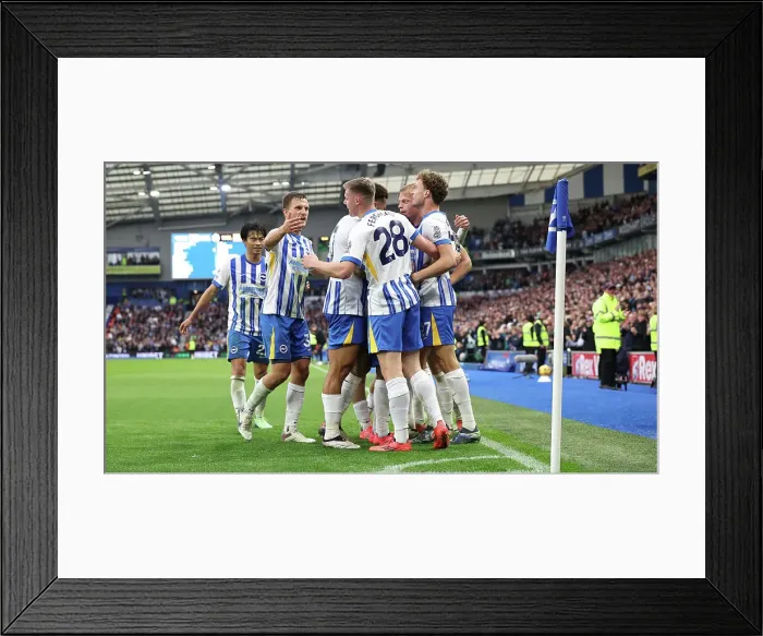 Framed Print : Brighton and Hove Albion v Wolverhampton Wanderers Premier League 26OCT24 Framed Print : Brighton and Hove Albion v Wolverhampton Wanderers Premier League 26OCT24