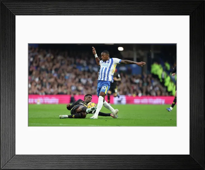 Framed Print : Brighton and Hove Albion v Wolverhampton Wanderers Premier League 26OCT24 Framed Print : Brighton and Hove Albion v Wolverhampton Wanderers Premier League 26OCT24