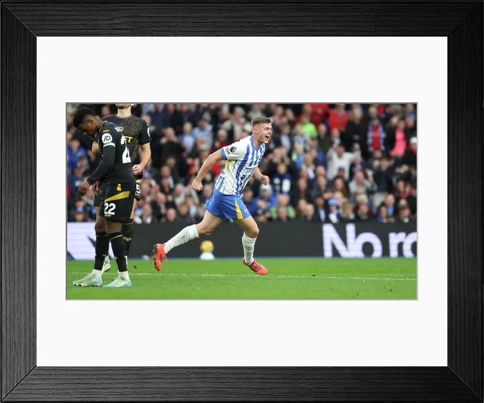 Framed Print : Brighton and Hove Albion v Wolverhampton Wanderers Premier League 26OCT24 Framed Print : Brighton and Hove Albion v Wolverhampton Wanderers Premier League 26OCT24