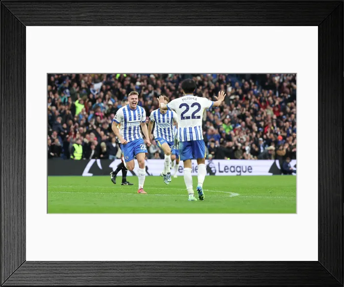 Framed Print : Brighton and Hove Albion v Wolverhampton Wanderers Premier League 26OCT24 Framed Print : Brighton and Hove Albion v Wolverhampton Wanderers Premier League 26OCT24