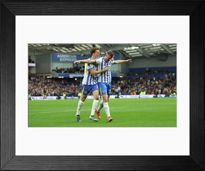 Framed Print : Brighton and Hove Albion v Wolverhampton Wanderers Premier League 26OCT24 Framed Print : Brighton and Hove Albion v Wolverhampton Wanderers Premier League 26OCT24