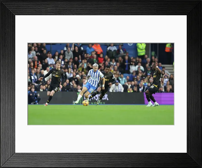 Framed Print : Brighton and Hove Albion v Wolverhampton Wanderers Premier League 26OCT24 Framed Print : Brighton and Hove Albion v Wolverhampton Wanderers Premier League 26OCT24