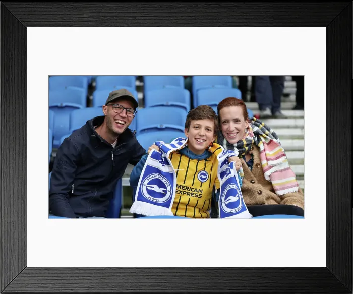 Framed Print : Brighton and Hove Albion v Wolverhampton Wanderers Premier League 26OCT24