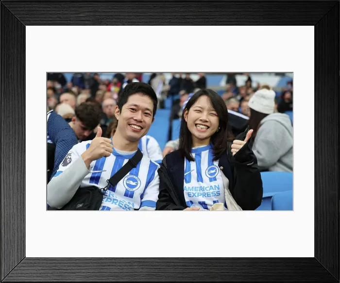 Framed Print : Brighton and Hove Albion v Wolverhampton Wanderers Premier League 26OCT24 Framed Print : Brighton and Hove Albion v Wolverhampton Wanderers Premier League 26OCT24