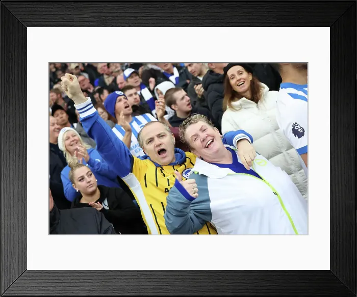 Framed Print : Brighton and Hove Albion v Wolverhampton Wanderers Premier League 26OCT24 Framed Print : Brighton and Hove Albion v Wolverhampton Wanderers Premier League 26OCT24