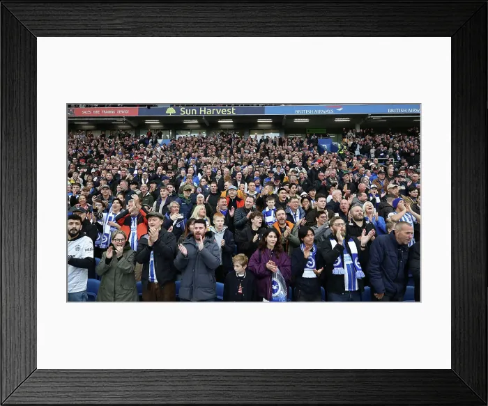 Framed Print : Brighton and Hove Albion v Wolverhampton Wanderers Premier League 26OCT24 Framed Print : Brighton and Hove Albion v Wolverhampton Wanderers Premier League 26OCT24