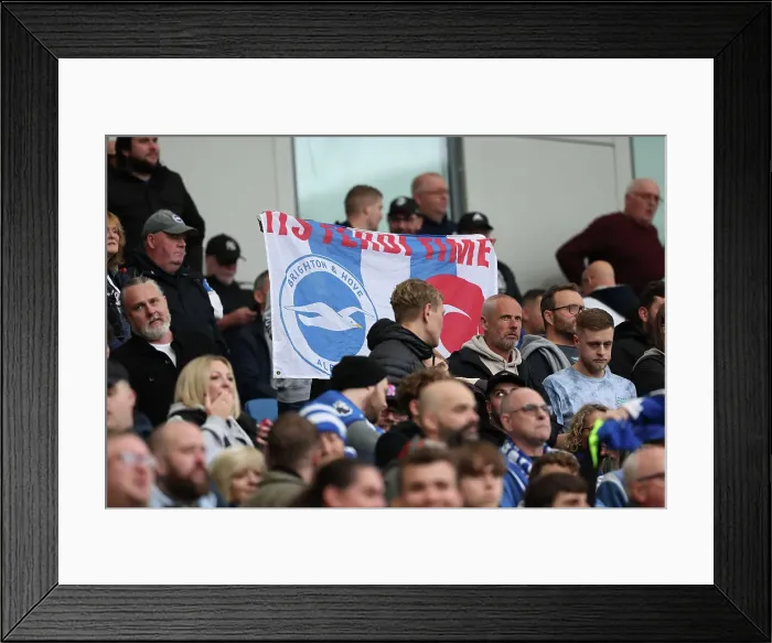 Framed Print : Brighton and Hove Albion v Wolverhampton Wanderers Premier League 26OCT24 Framed Print : Brighton and Hove Albion v Wolverhampton Wanderers Premier League 26OCT24