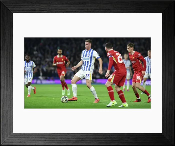 Framed Print : Brighton and Hove Albion v Liverpool Carabao Cup 30OCT24 Framed Print : Brighton and Hove Albion v Liverpool Carabao Cup 30OCT24