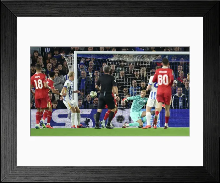 Framed Print : Brighton and Hove Albion v Liverpool Carabao Cup 30OCT24 Framed Print : Brighton and Hove Albion v Liverpool Carabao Cup 30OCT24