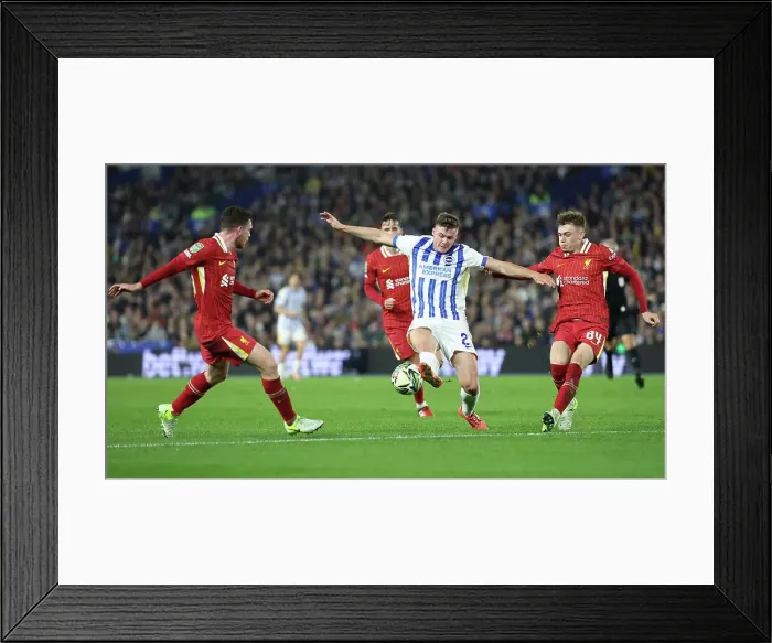 Framed Print : Brighton and Hove Albion v Liverpool Carabao Cup 30OCT24 Framed Print : Brighton and Hove Albion v Liverpool Carabao Cup 30OCT24