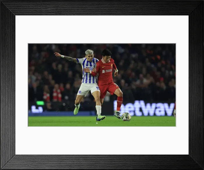 Framed Print : Brighton and Hove Albion v Liverpool Carabao Cup 30OCT24 Framed Print : Brighton and Hove Albion v Liverpool Carabao Cup 30OCT24