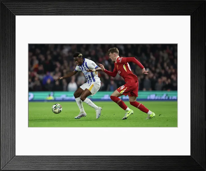 Framed Print : Brighton and Hove Albion v Liverpool Carabao Cup 30OCT24 Framed Print : Brighton and Hove Albion v Liverpool Carabao Cup 30OCT24
