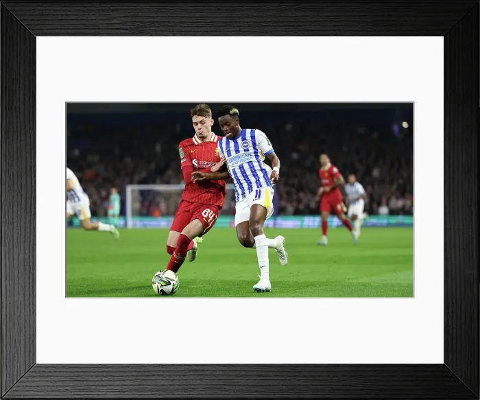 Framed Print : Brighton and Hove Albion v Liverpool Carabao Cup 30OCT24 Framed Print : Brighton and Hove Albion v Liverpool Carabao Cup 30OCT24