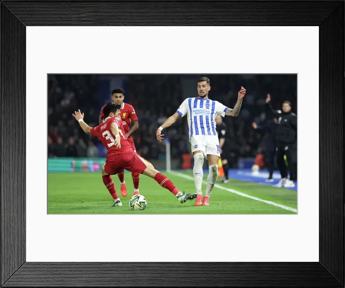 Framed Print : Brighton and Hove Albion v Liverpool Carabao Cup 30OCT24 Framed Print : Brighton and Hove Albion v Liverpool Carabao Cup 30OCT24