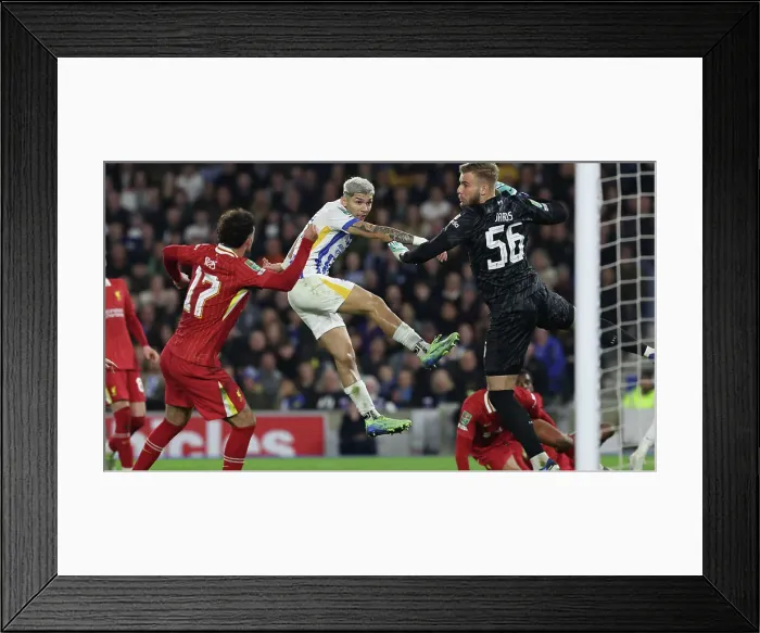 Framed Print : Brighton and Hove Albion v Liverpool Carabao Cup 30OCT24 Framed Print : Brighton and Hove Albion v Liverpool Carabao Cup 30OCT24