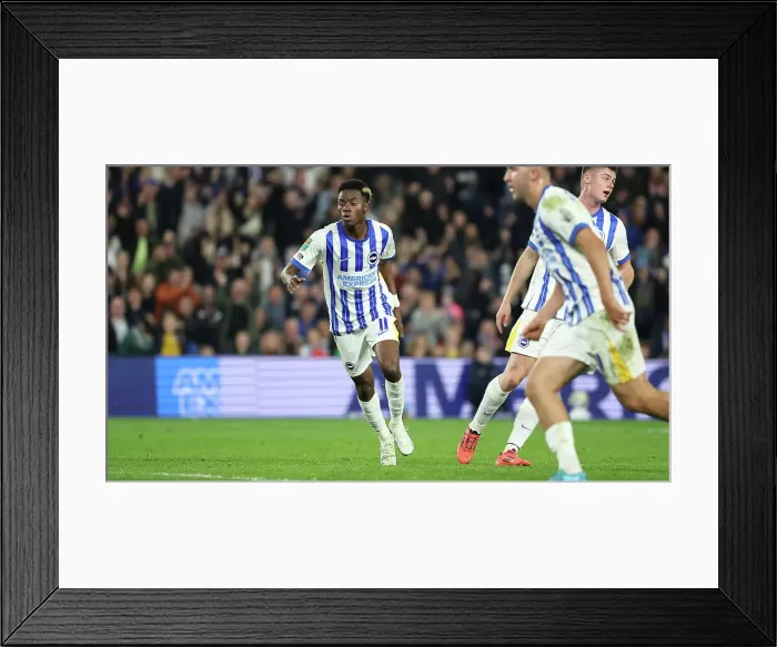 Framed Print : Brighton and Hove Albion v Liverpool Carabao Cup 30OCT24 Framed Print : Brighton and Hove Albion v Liverpool Carabao Cup 30OCT24