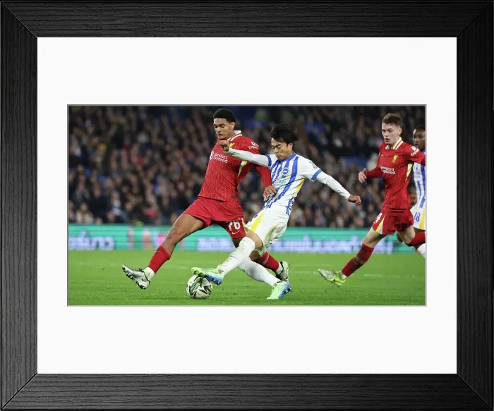 Framed Print : Brighton and Hove Albion v Liverpool Carabao Cup 30OCT24 Framed Print : Brighton and Hove Albion v Liverpool Carabao Cup 30OCT24