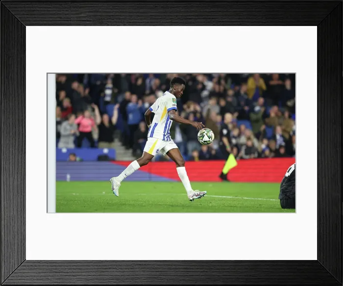 Framed Print : Brighton and Hove Albion v Liverpool Carabao Cup 30OCT24