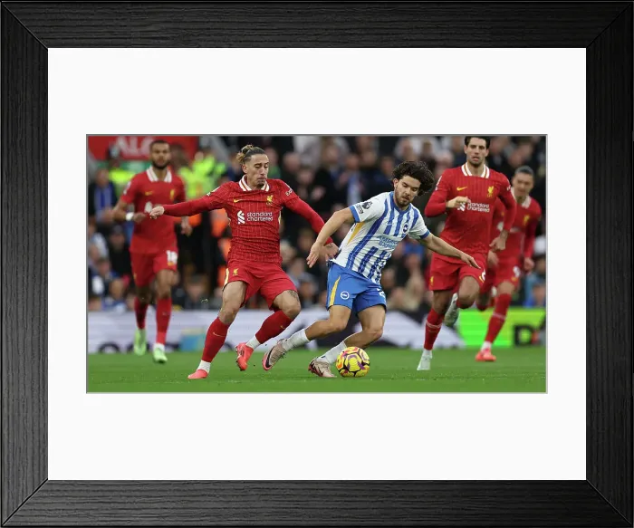 Framed Print : Liverpool v Brighton and Hove Albion Premier League DDMMMYY Framed Print : Liverpool v Brighton and Hove Albion Premier League DDMMMYY