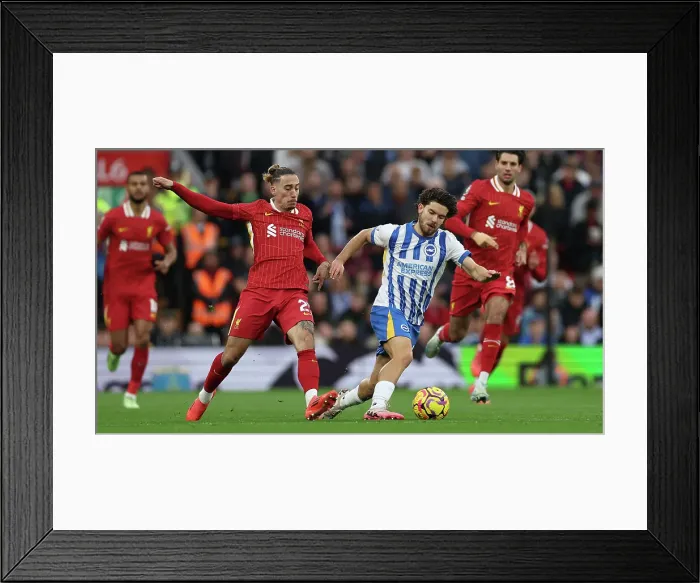 Framed Print : Liverpool v Brighton and Hove Albion Premier League DDMMMYY