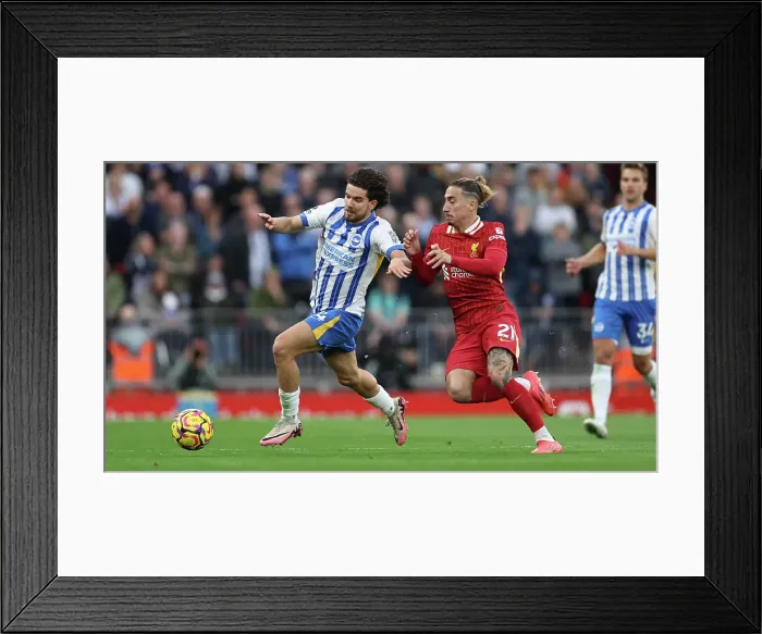 Framed Print : Liverpool v Brighton and Hove Albion Premier League DDMMMYY