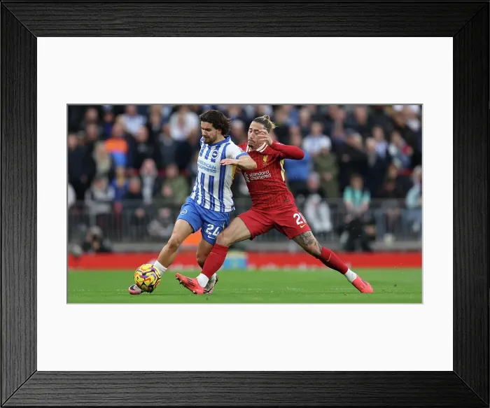 Framed Print : Liverpool v Brighton and Hove Albion Premier League DDMMMYY
