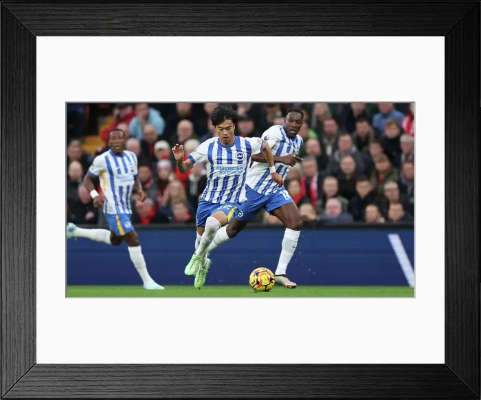 Framed Print : Liverpool v Brighton and Hove Albion Premier League DDMMMYY Framed Print : Liverpool v Brighton and Hove Albion Premier League DDMMMYY