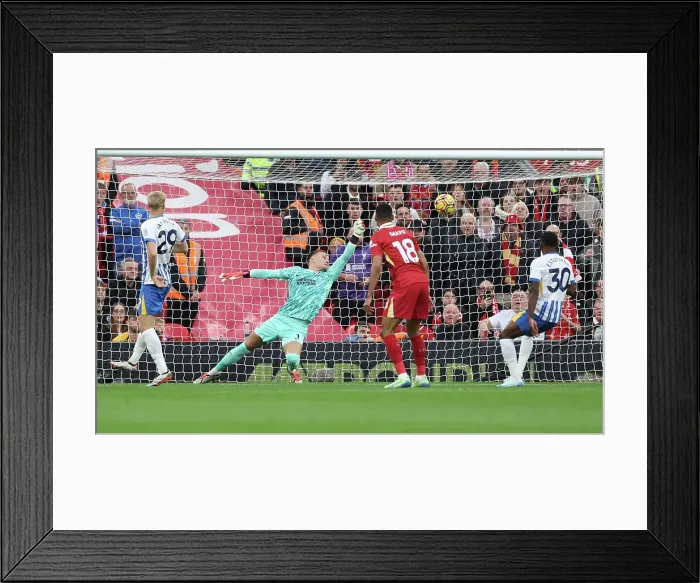 Framed Print : Liverpool v Brighton and Hove Albion Premier League DDMMMYY Framed Print : Liverpool v Brighton and Hove Albion Premier League DDMMMYY