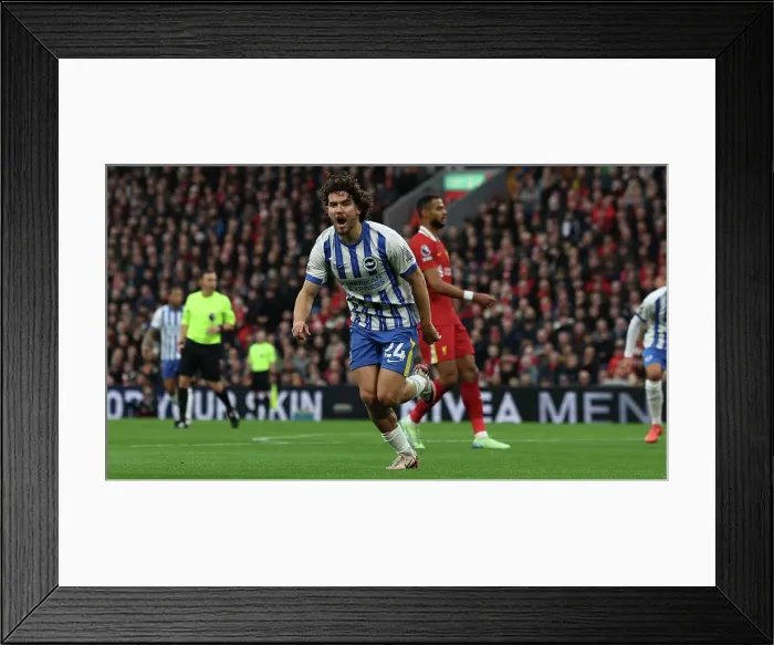 Framed Print : Liverpool v Brighton and Hove Albion Premier League DDMMMYY Framed Print : Liverpool v Brighton and Hove Albion Premier League DDMMMYY
