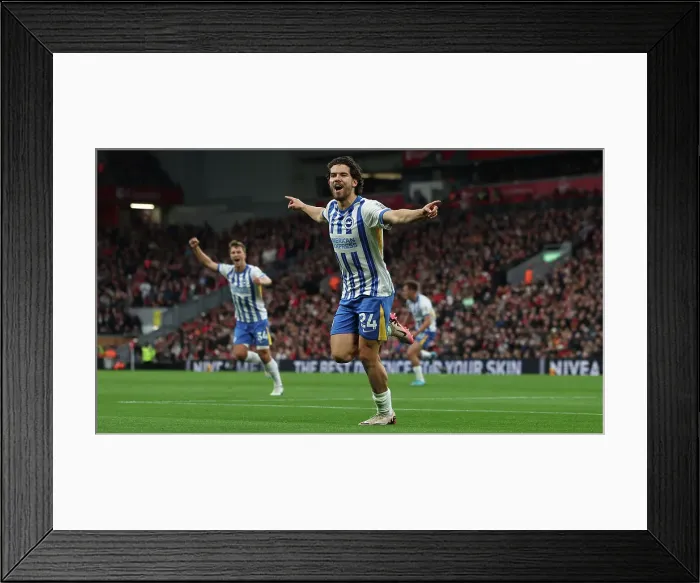 Framed Print : Liverpool v Brighton and Hove Albion Premier League DDMMMYY Framed Print : Liverpool v Brighton and Hove Albion Premier League DDMMMYY