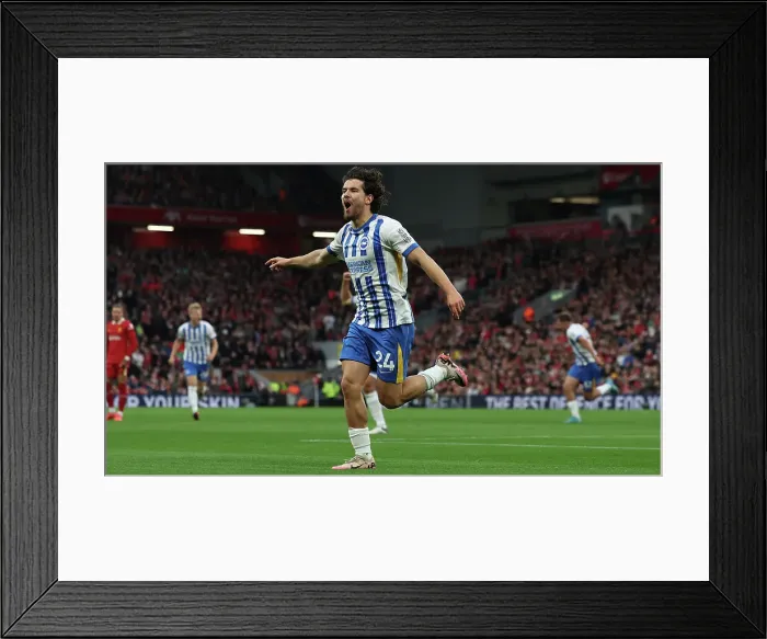 Framed Print : Liverpool v Brighton and Hove Albion Premier League DDMMMYY Framed Print : Liverpool v Brighton and Hove Albion Premier League DDMMMYY