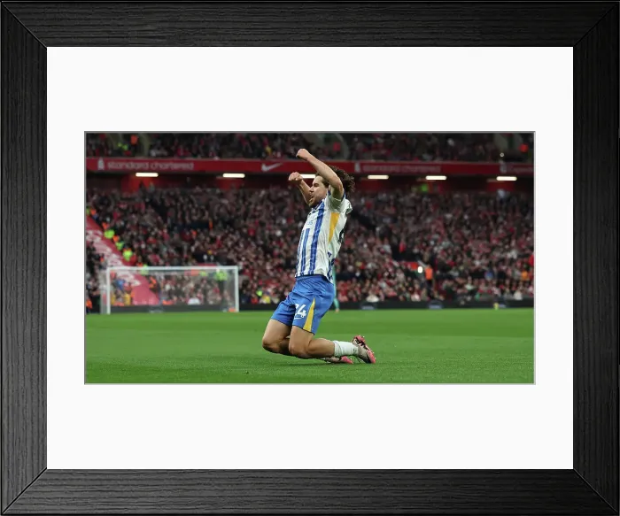 Framed Print : Liverpool v Brighton and Hove Albion Premier League DDMMMYY Framed Print : Liverpool v Brighton and Hove Albion Premier League DDMMMYY
