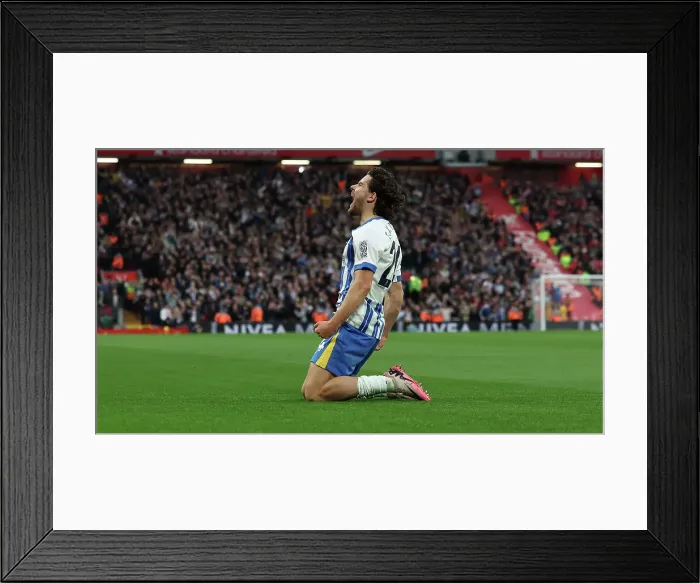 Framed Print : Liverpool v Brighton and Hove Albion Premier League DDMMMYY Framed Print : Liverpool v Brighton and Hove Albion Premier League DDMMMYY