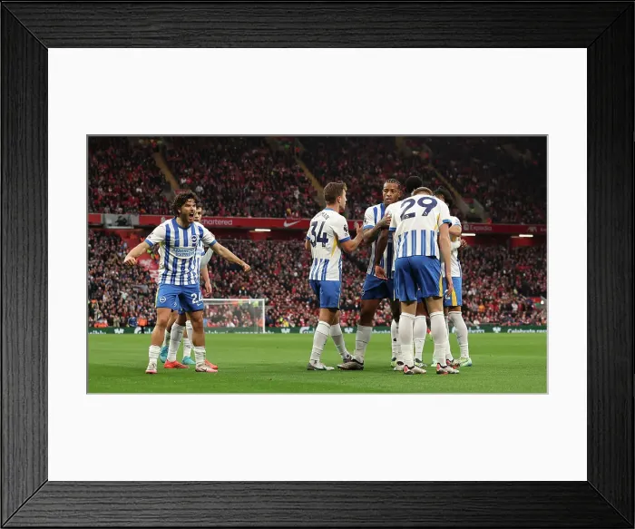 Framed Print : Liverpool v Brighton and Hove Albion Premier League DDMMMYY Framed Print : Liverpool v Brighton and Hove Albion Premier League DDMMMYY