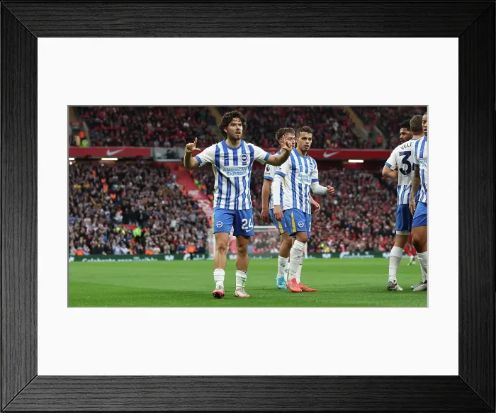 Framed Print : Liverpool v Brighton and Hove Albion Premier League DDMMMYY Framed Print : Liverpool v Brighton and Hove Albion Premier League DDMMMYY