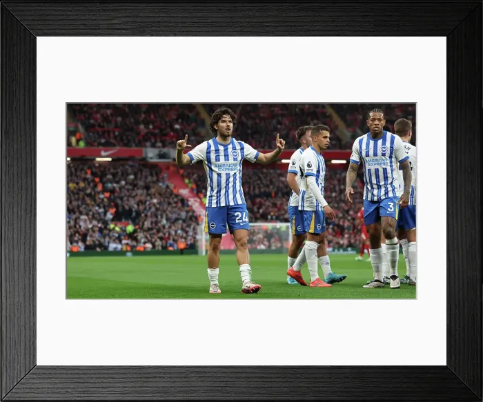 Framed Print : Liverpool v Brighton and Hove Albion Premier League DDMMMYY Framed Print : Liverpool v Brighton and Hove Albion Premier League DDMMMYY