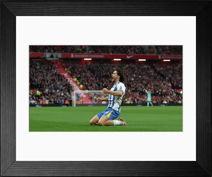 Framed Print : Liverpool v Brighton and Hove Albion Premier League DDMMMYY Framed Print : Liverpool v Brighton and Hove Albion Premier League DDMMMYY