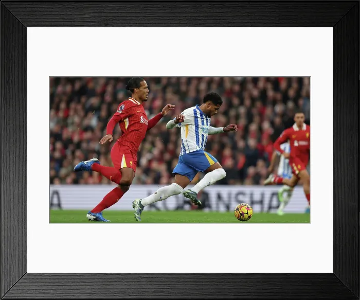 Framed Print : Liverpool v Brighton and Hove Albion Premier League DDMMMYY Framed Print : Liverpool v Brighton and Hove Albion Premier League DDMMMYY