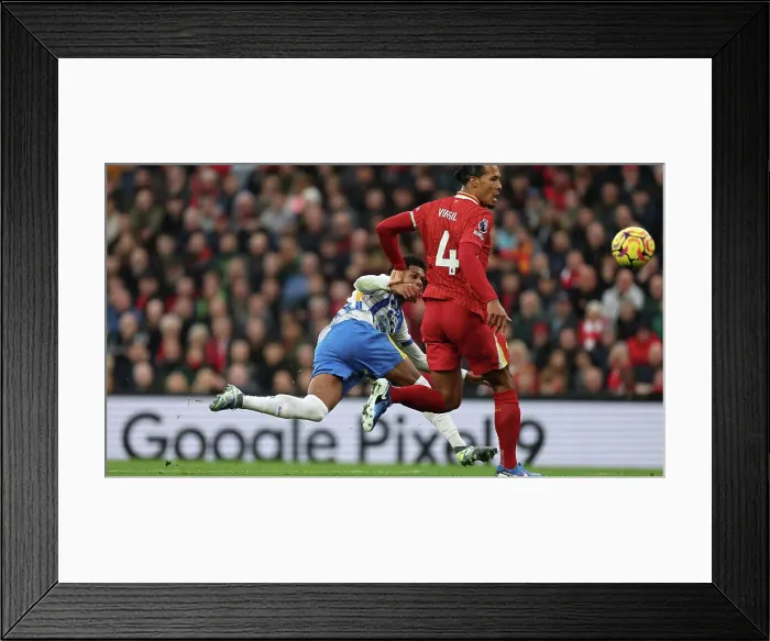 Framed Print : Liverpool v Brighton and Hove Albion Premier League DDMMMYY Framed Print : Liverpool v Brighton and Hove Albion Premier League DDMMMYY