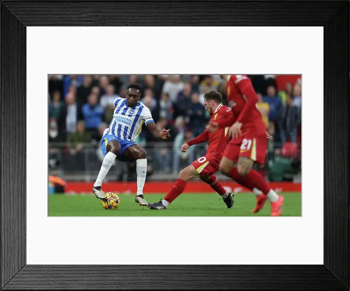 Framed Print : Liverpool v Brighton and Hove Albion Premier League DDMMMYY Framed Print : Liverpool v Brighton and Hove Albion Premier League DDMMMYY