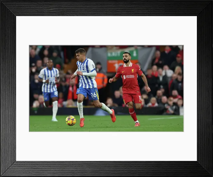Framed Print : Liverpool v Brighton and Hove Albion Premier League DDMMMYY Framed Print : Liverpool v Brighton and Hove Albion Premier League DDMMMYY