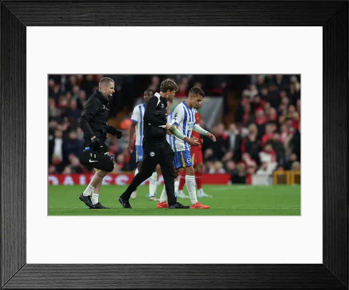 Framed Print : Liverpool v Brighton and Hove Albion Premier League DDMMMYY