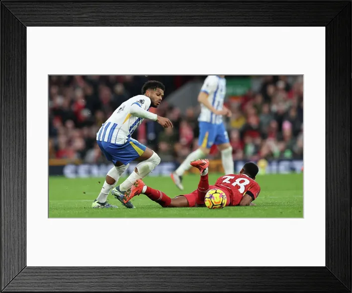 Framed Print : Liverpool v Brighton and Hove Albion Premier League DDMMMYY Framed Print : Liverpool v Brighton and Hove Albion Premier League DDMMMYY