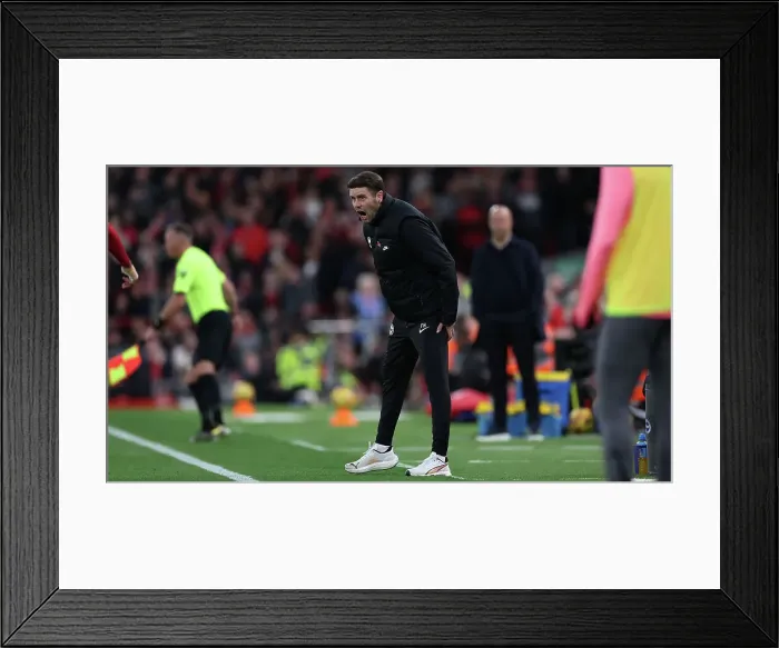 Framed Print : Liverpool v Brighton and Hove Albion Premier League DDMMMYY Framed Print : Liverpool v Brighton and Hove Albion Premier League DDMMMYY