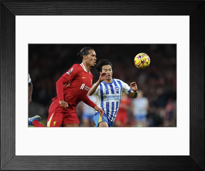 Framed Print : Liverpool v Brighton and Hove Albion Premier League DDMMMYY Framed Print : Liverpool v Brighton and Hove Albion Premier League DDMMMYY