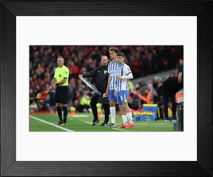 Framed Print : Liverpool v Brighton and Hove Albion Premier League DDMMMYY Framed Print : Liverpool v Brighton and Hove Albion Premier League DDMMMYY