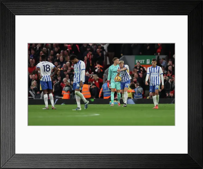Framed Print : Liverpool v Brighton and Hove Albion Premier League DDMMMYY Framed Print : Liverpool v Brighton and Hove Albion Premier League DDMMMYY