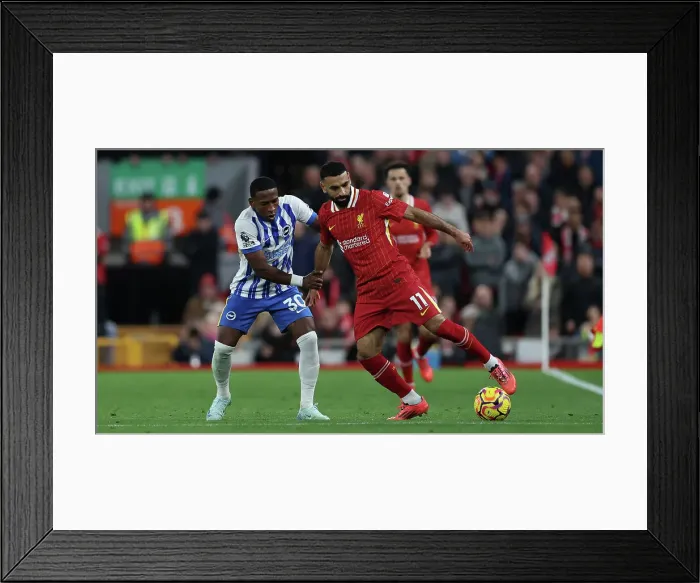 Framed Print : Liverpool v Brighton and Hove Albion Premier League DDMMMYY Framed Print : Liverpool v Brighton and Hove Albion Premier League DDMMMYY